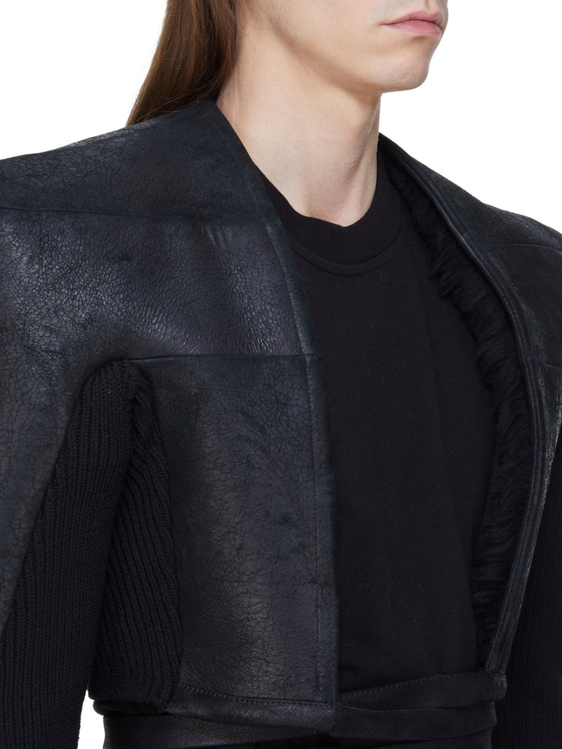 Black Concordians Tight Shearling Jacket 4