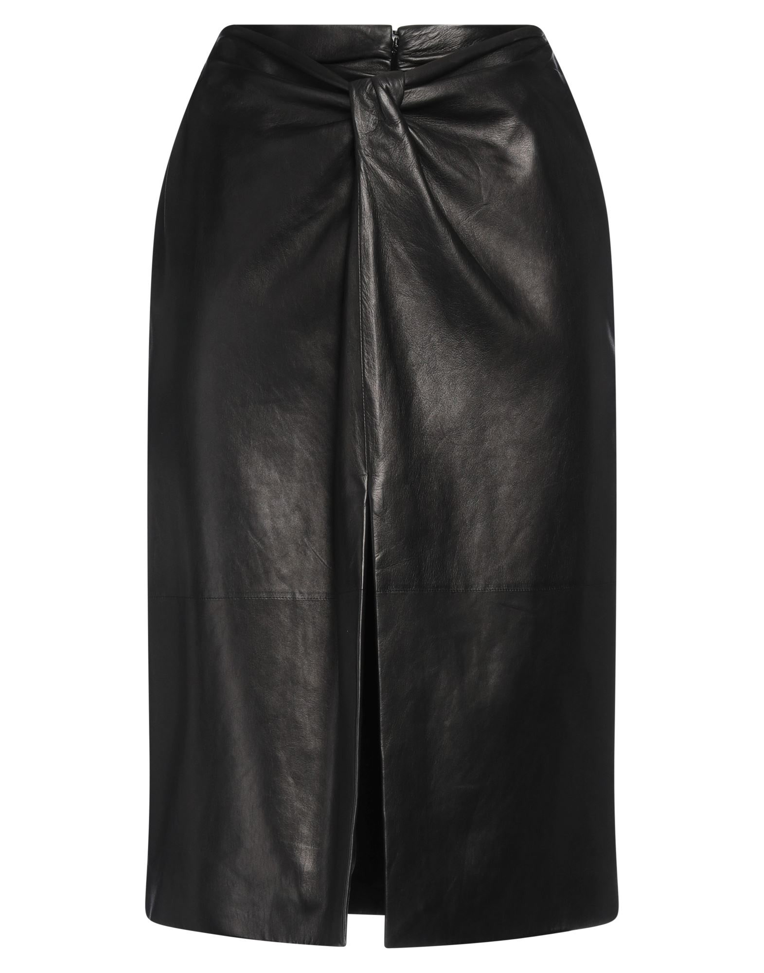 Black Women's Midi Skirt - 1