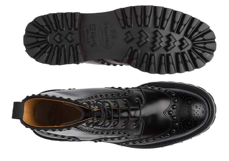 Elettra
Rois Calf Leather Lace-up Boot Stud Black 3