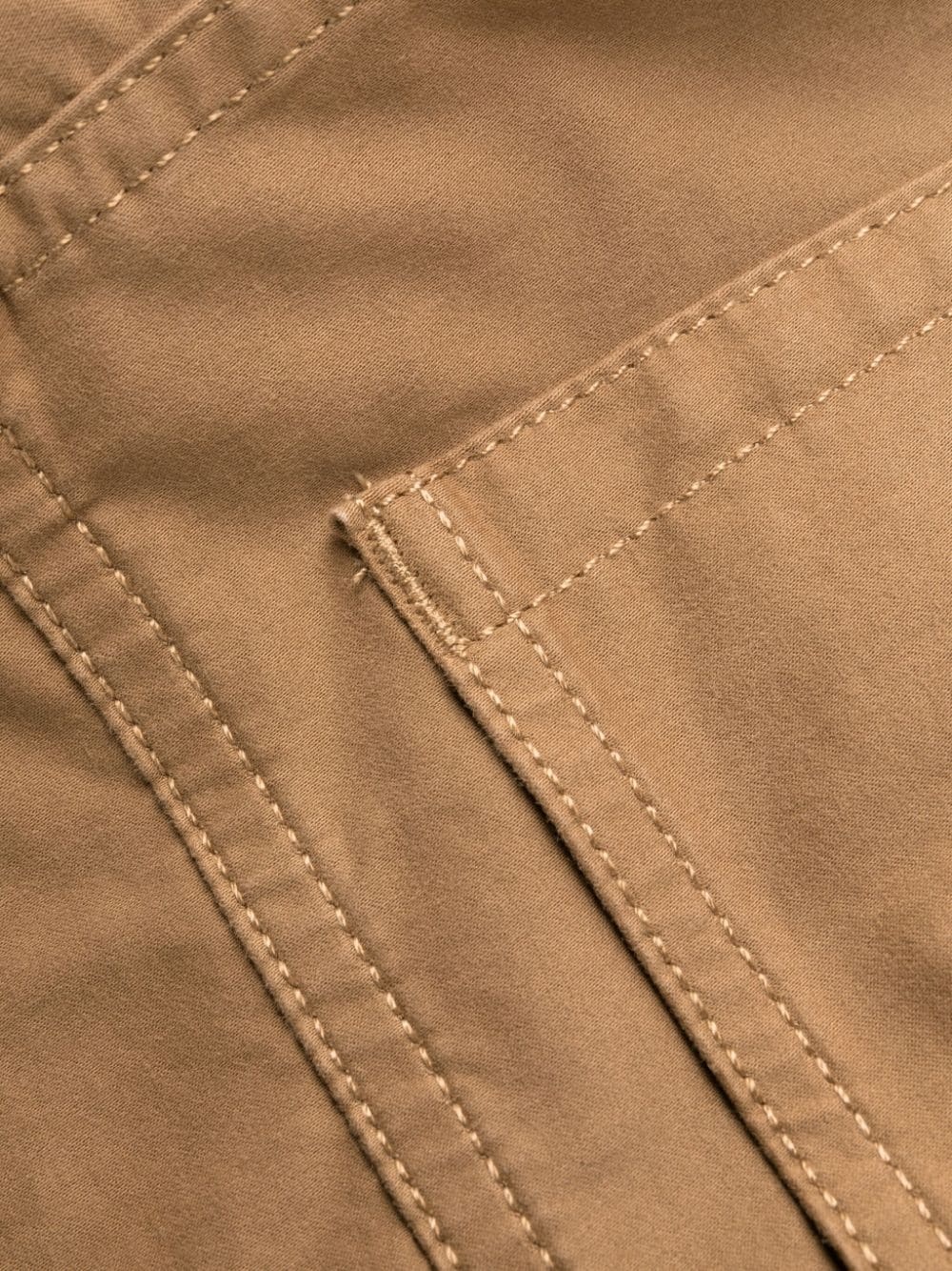 zip-detail tapered-leg trousers - 6