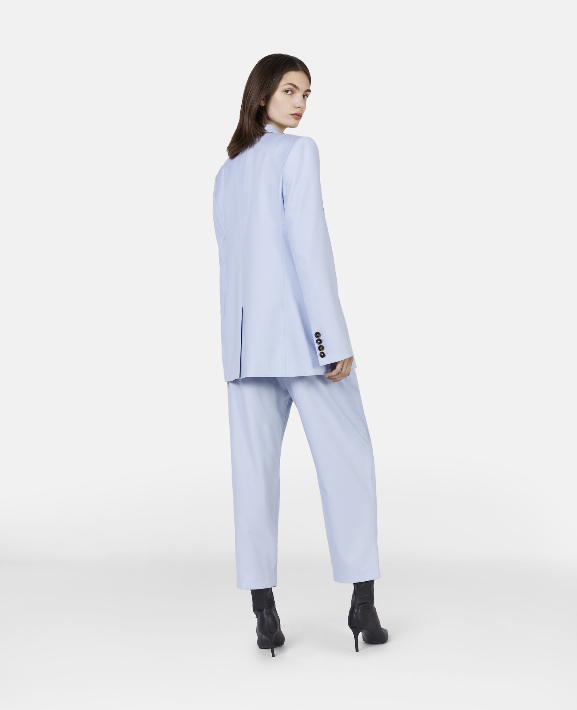 Cropped Pleated Trousers - 3