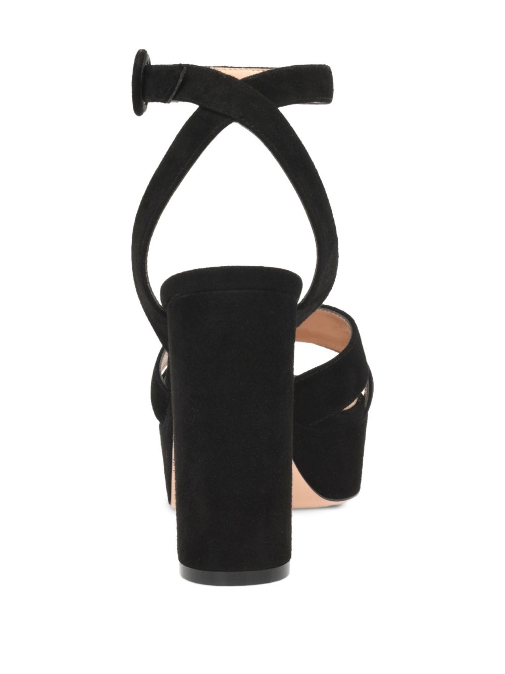 crossover platform sandals - 3