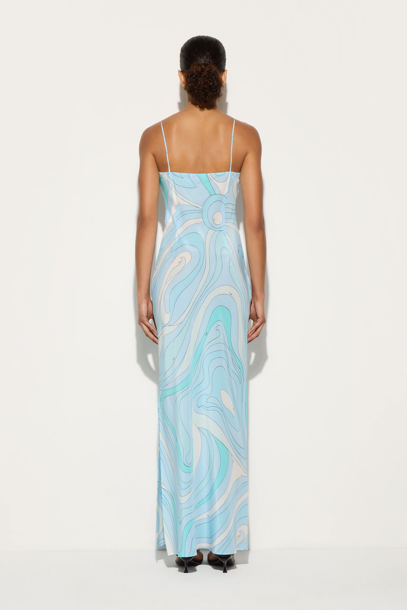 MARMO PRINT SILK DRESS 4