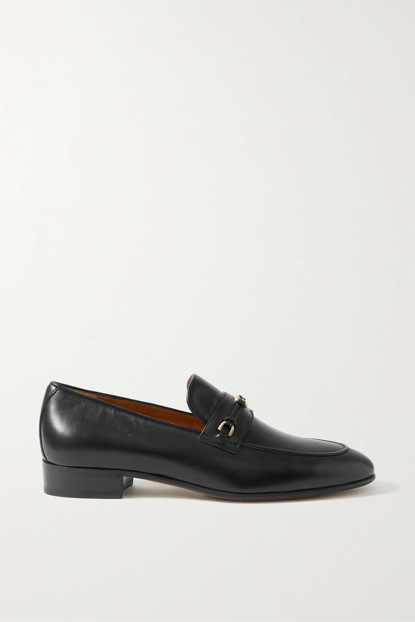 Logo-embellished horsebit-detailed leather loafers - 1