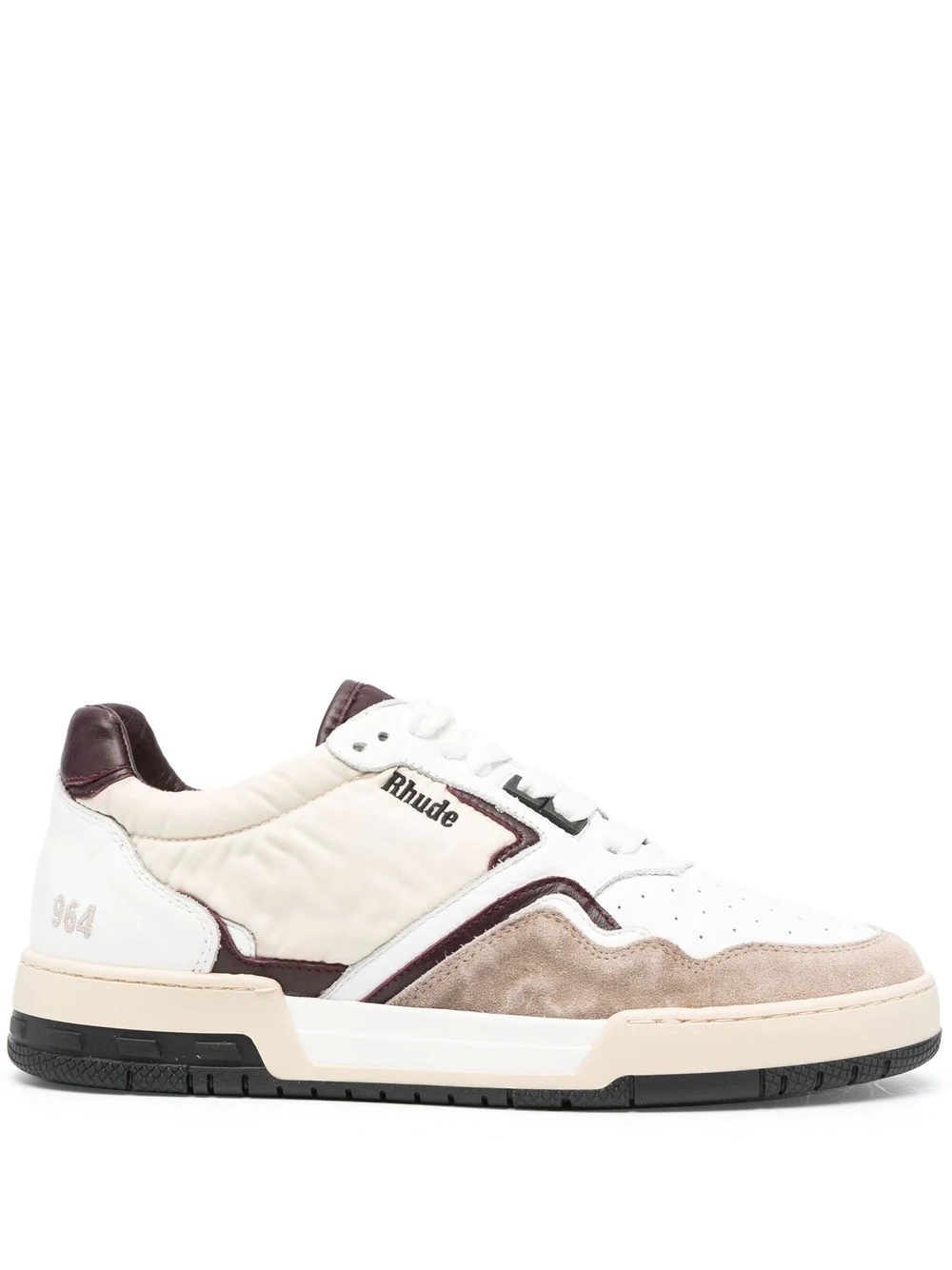 embroidered-logo low-top sneakers - 1