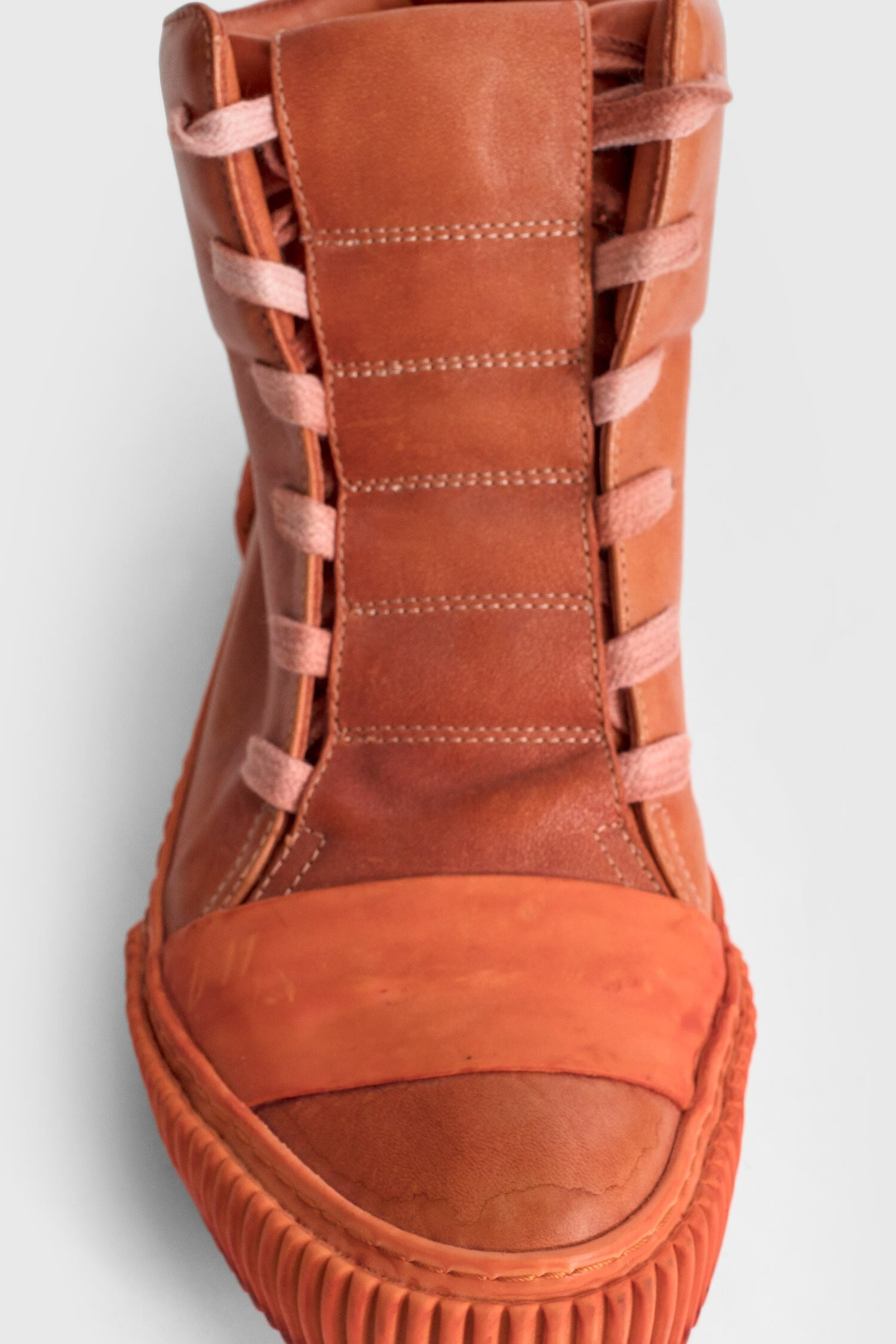 BORIS BIDJAN SABERI MAN ORANGE SNEAKERS - 5