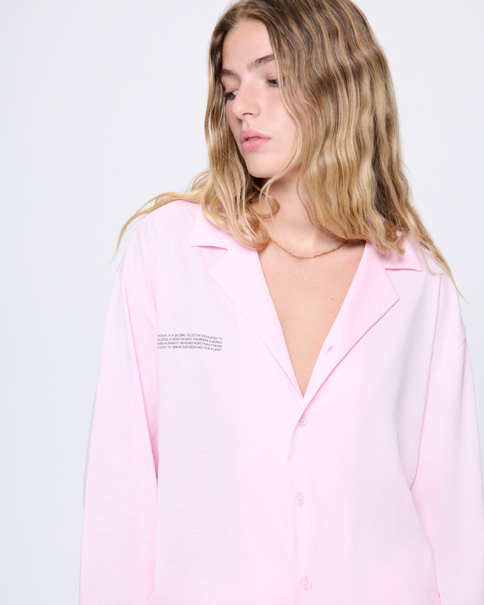 Womens 365 Lightweight Long Pyjama Set  - Magnolia Pink - 4