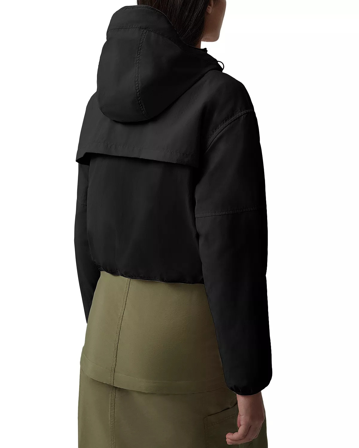 Black Label Sinclair Hooded Cropped Jacket - 3
