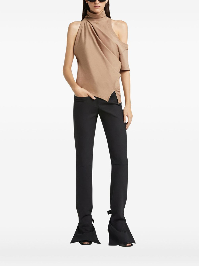 courrèges twisted one-shoulder top outlook