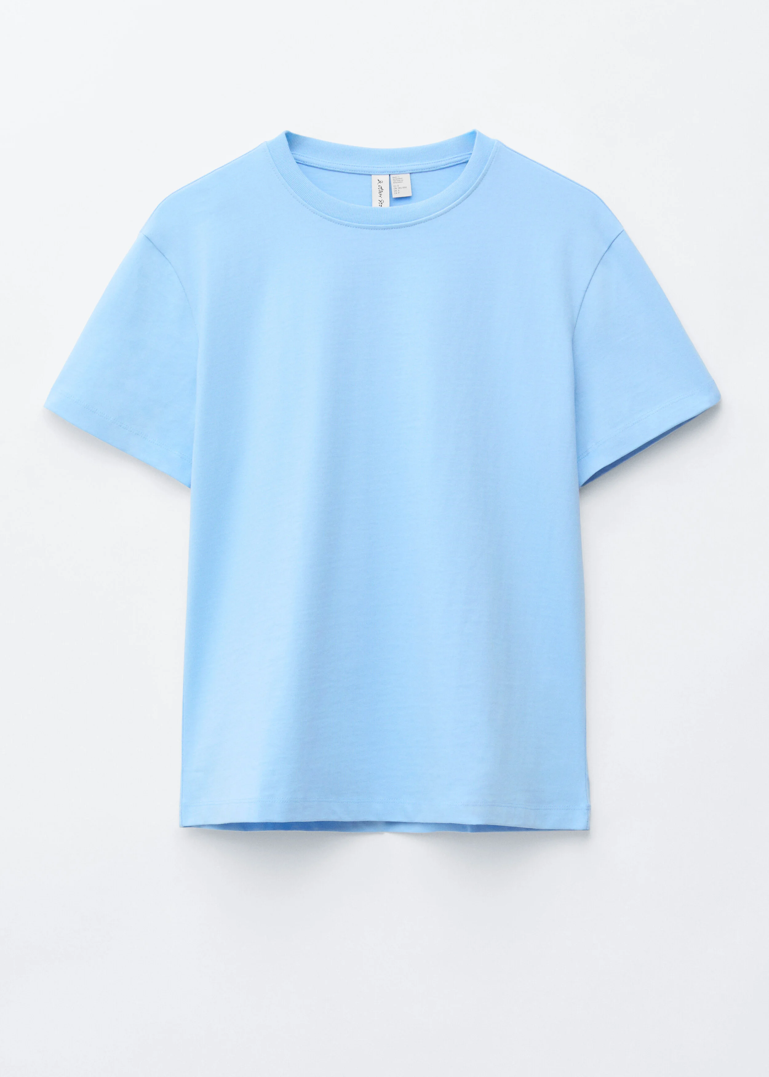 Cotton Crew-Neck T-Shirt - 1