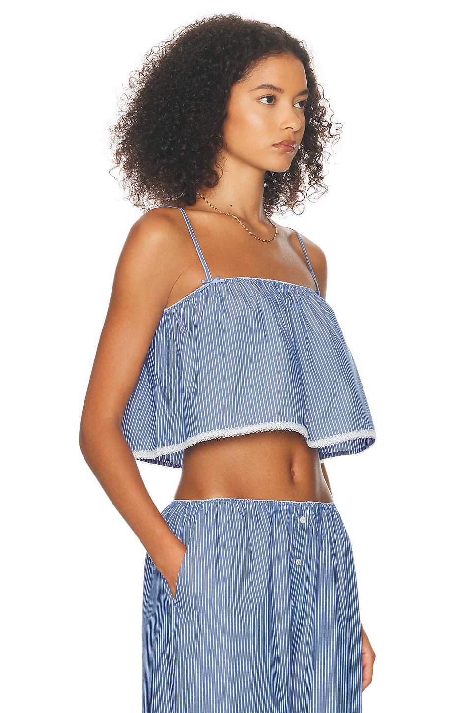 Pinstripe Poplin Camisole - 2