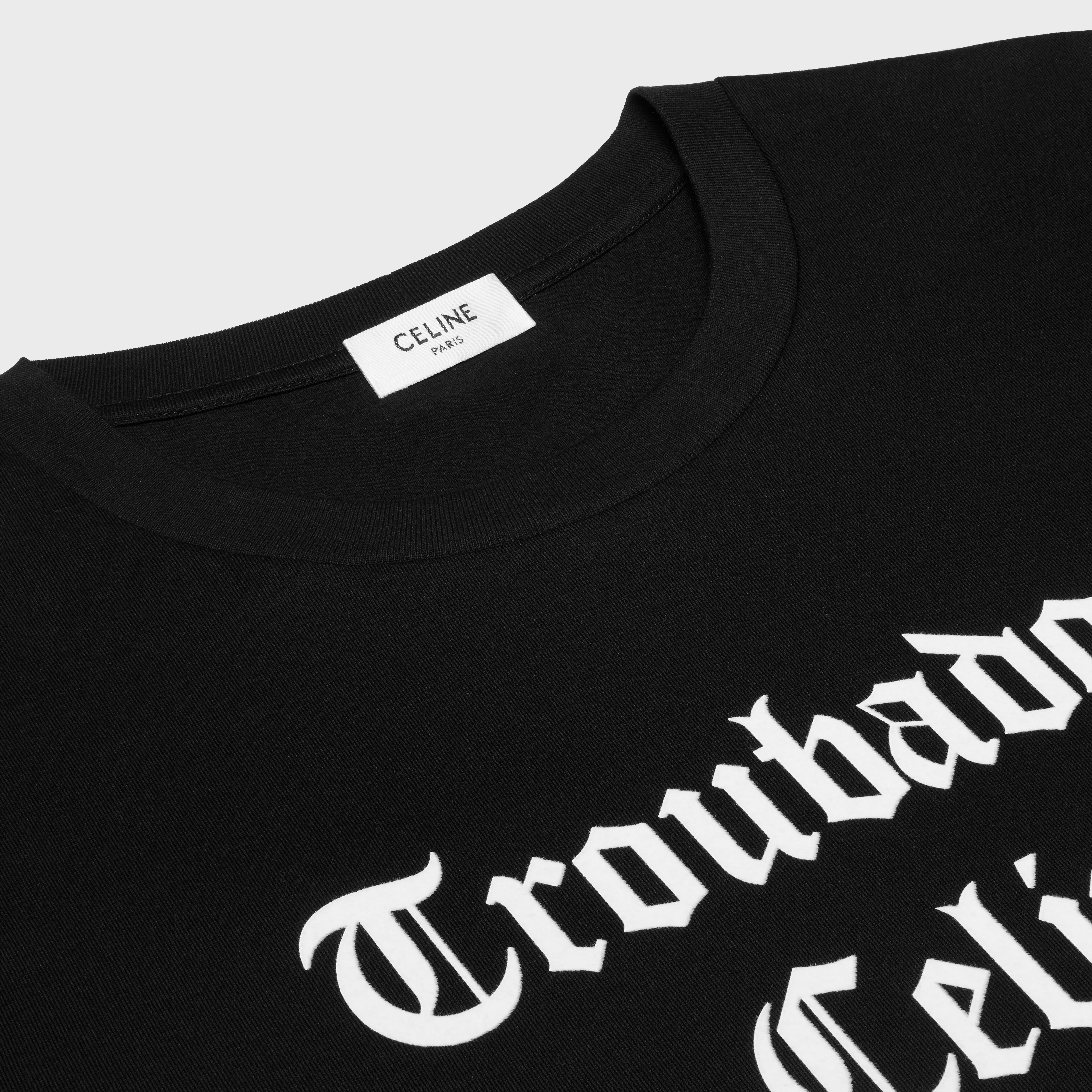 troubadour loose t-shirt in cotton jersey - 3