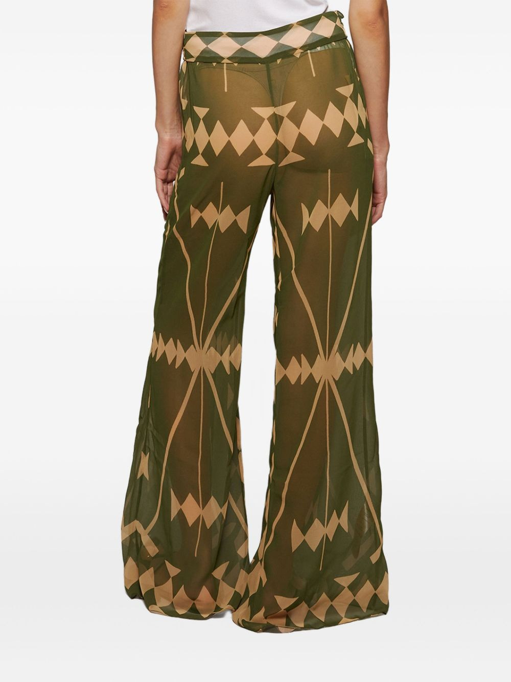 geometric-print trousers - 5