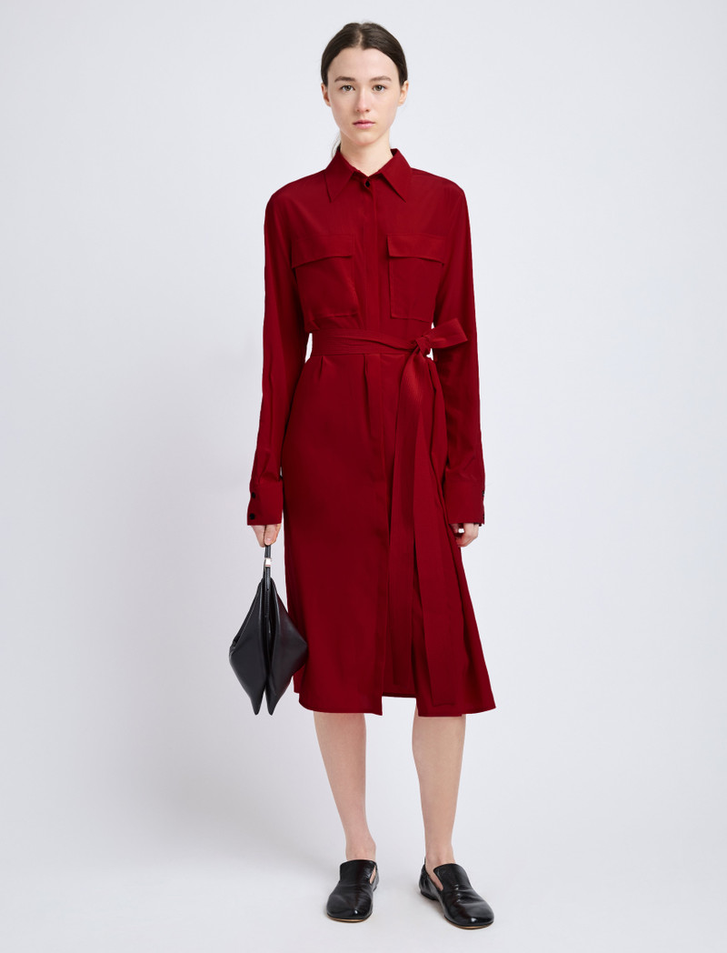 Proenza Schouler McKenna Dress in Stretch Silk Viscose outlook