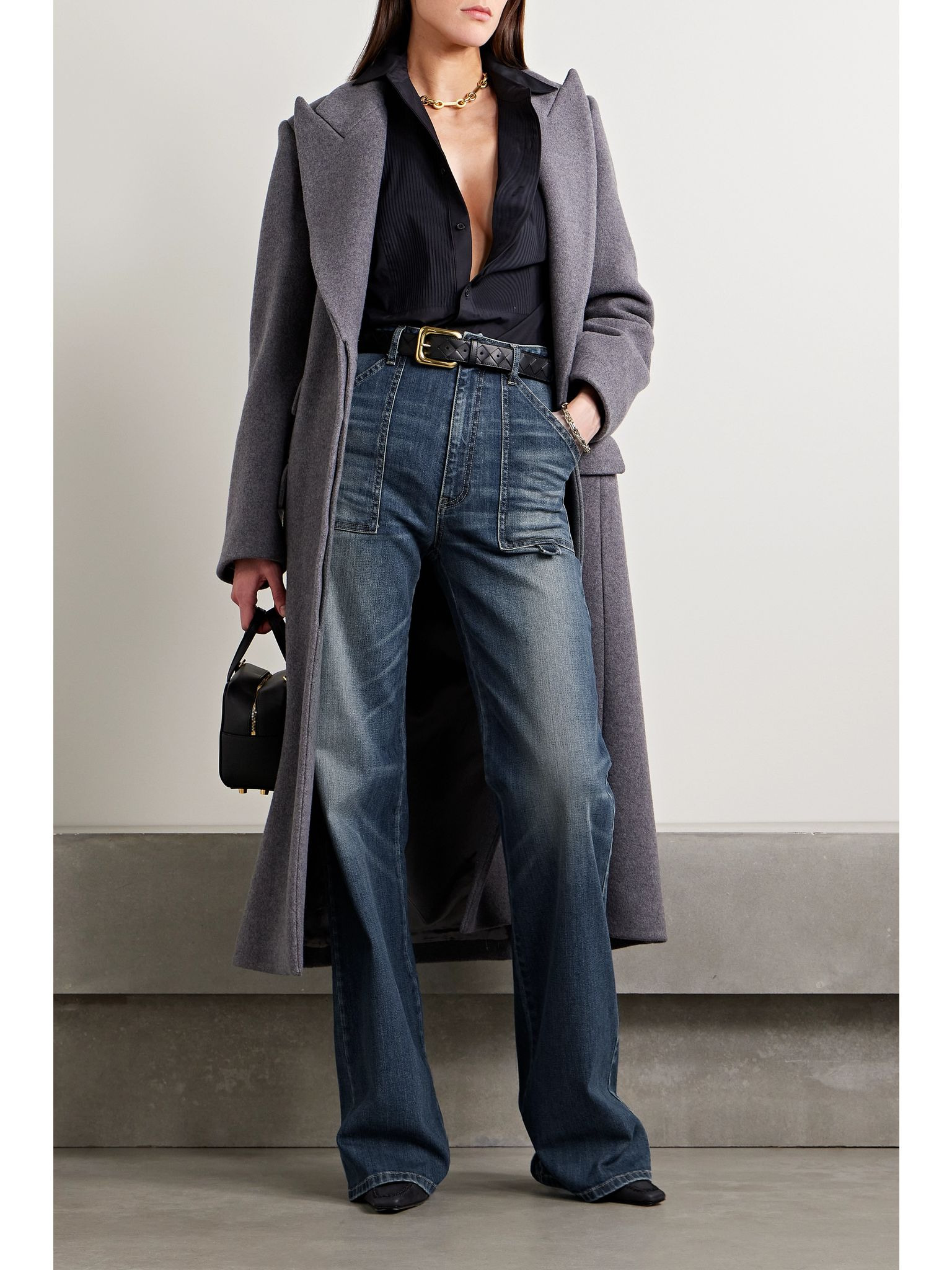 Quentin high-rise wide-leg jeans Blue - 2