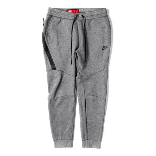 Nike Sportswear Tech Fleece Sport Casual Knit Pants Men Light Grey Gery 805163-091 - 1