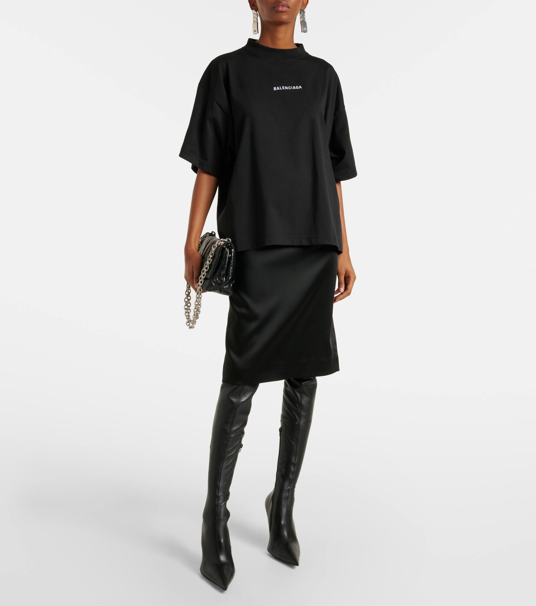 Printed cotton jersey T-shirt - 2