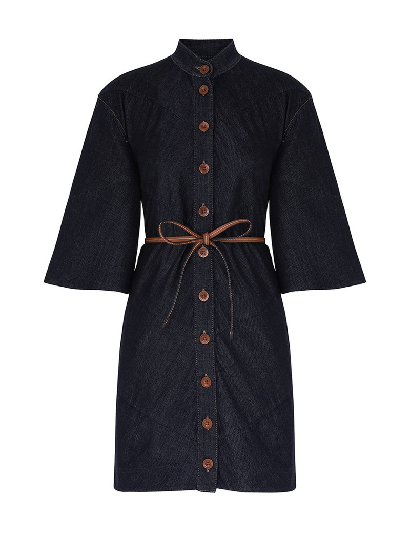 ACACIA DENIM MINI SHIRT DRESS 1