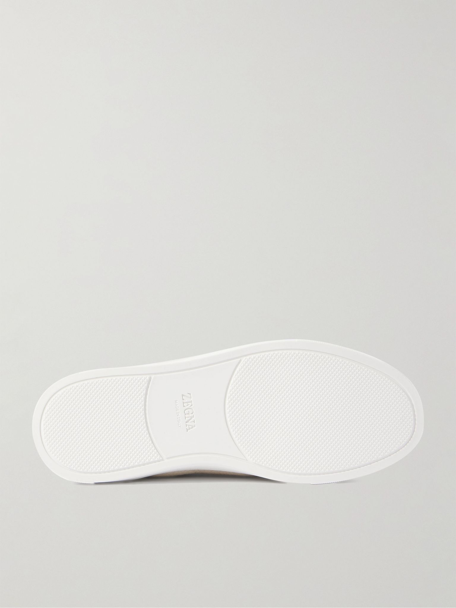 Triple Stitch™ Shearling-Lined Leather Sneakers Off-white - 3