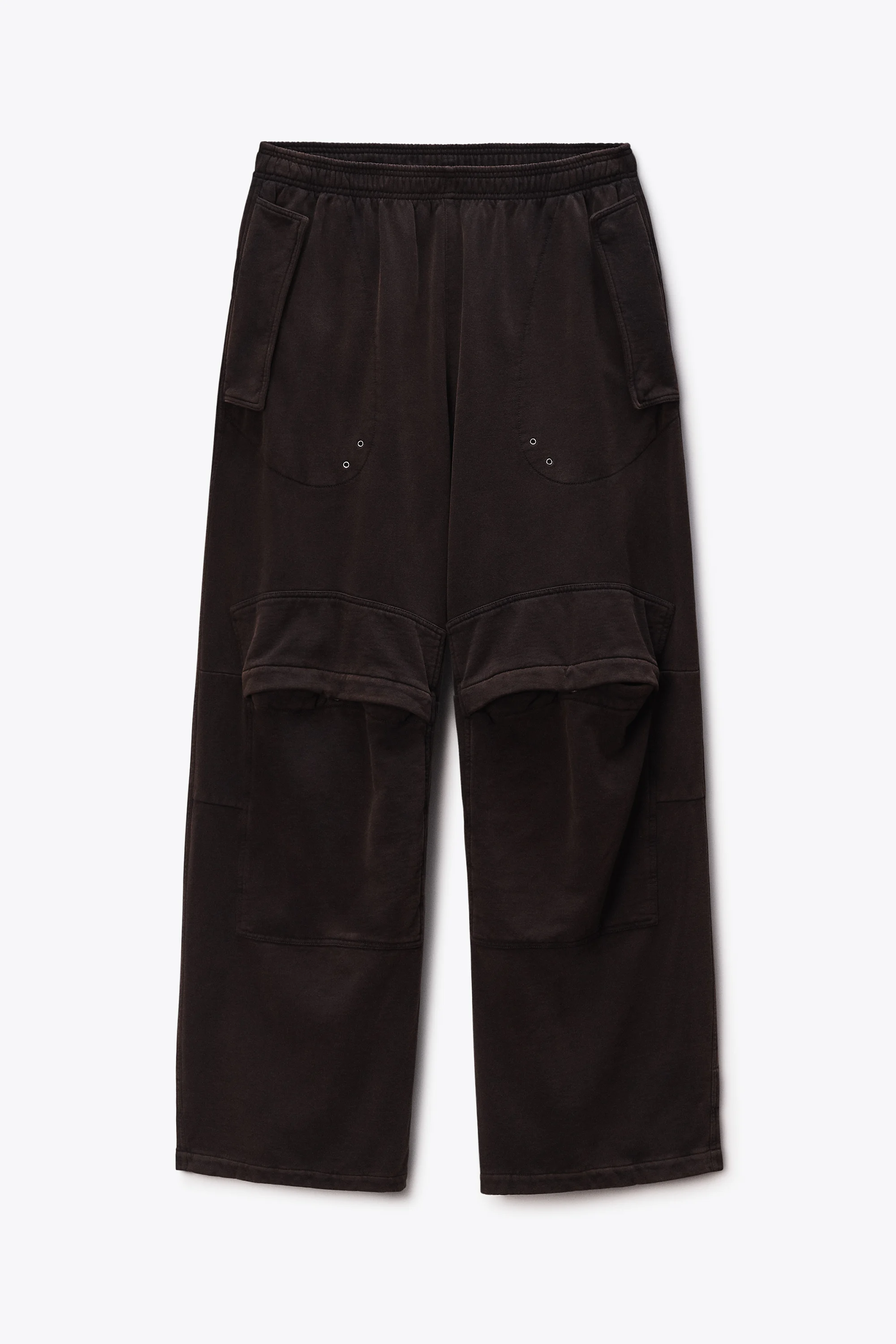 Mid-Rise Cargo Sweatpant Oversize - 1
