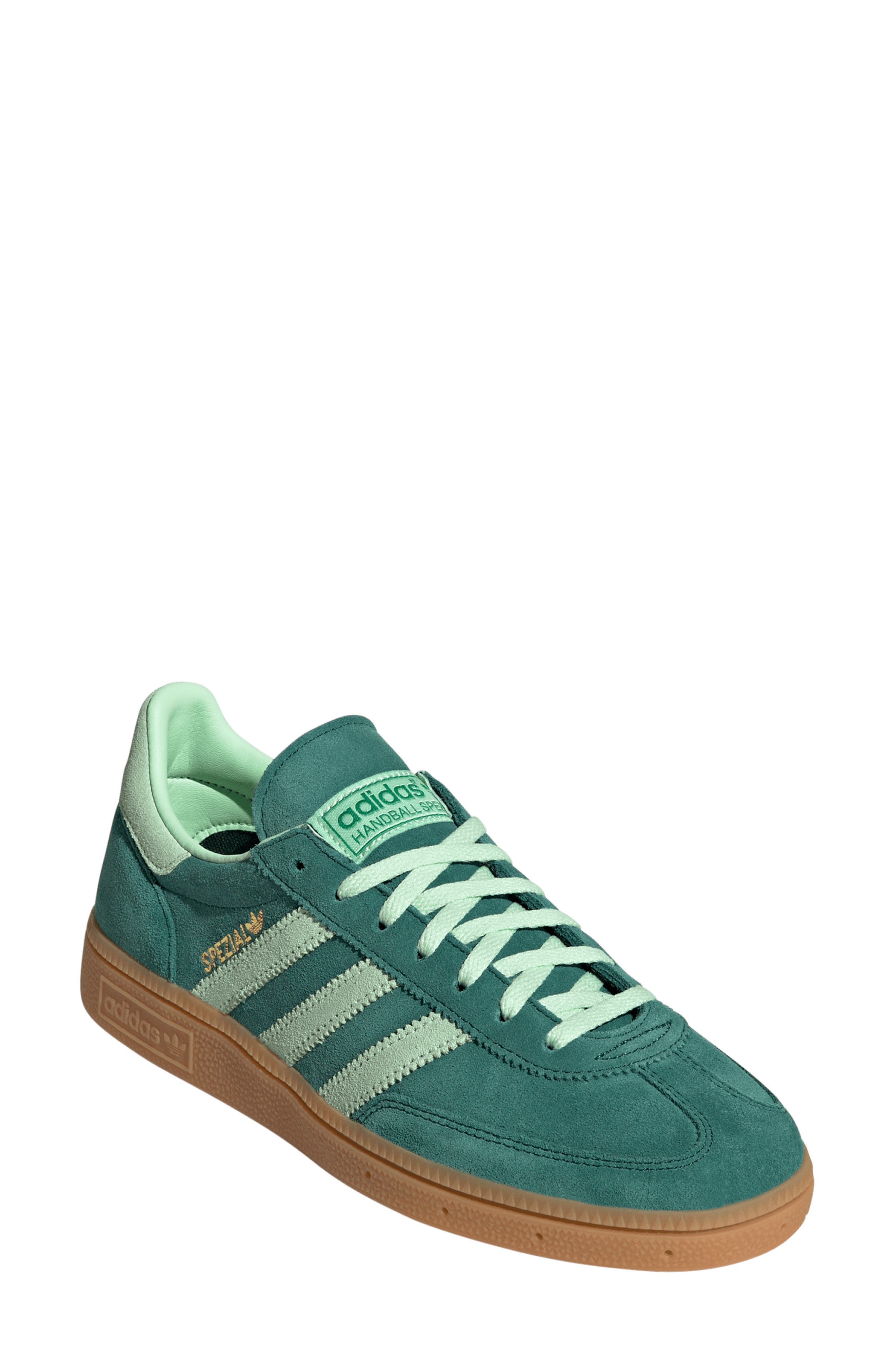 adidas Handball Spezial Sneaker in Green/green Spark/Gum at Nordstrom - 1
