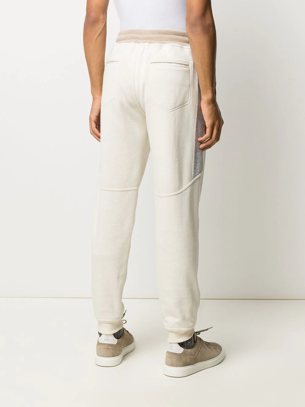 colour block track pants - 4