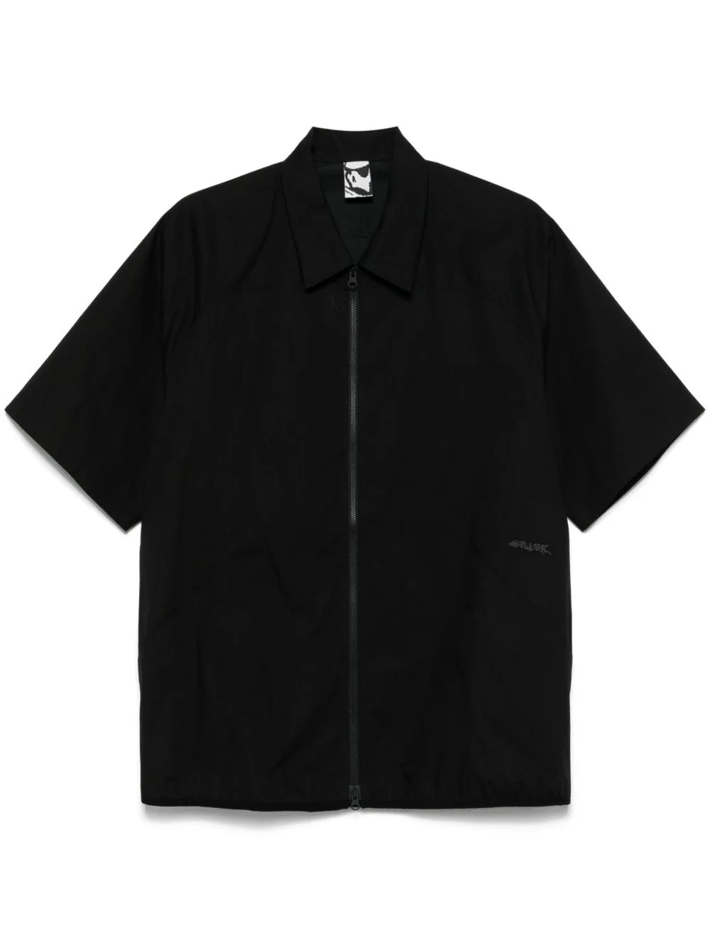poplin zipped shirt - 1