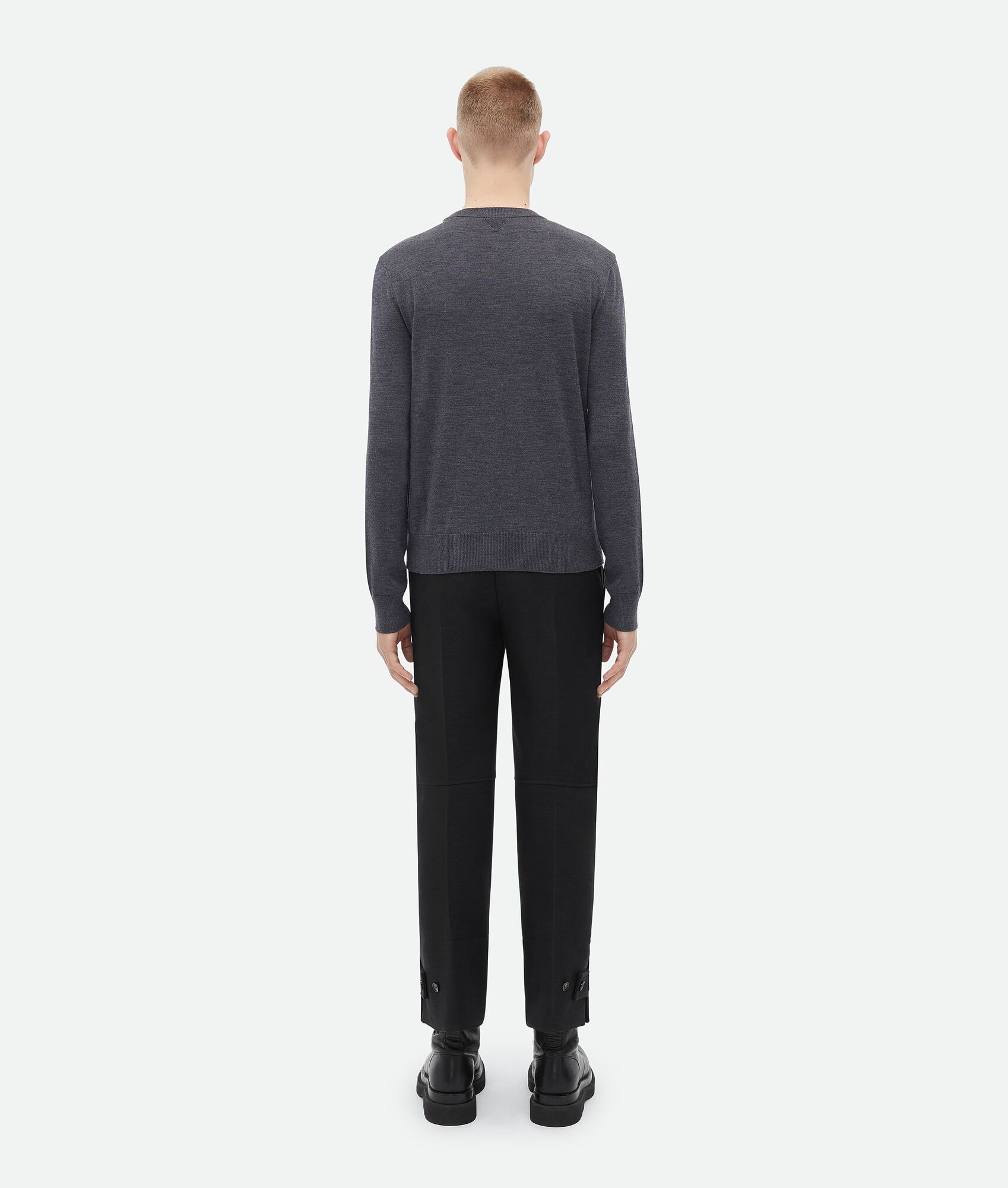 "bv" embroidery wool jumper - 3