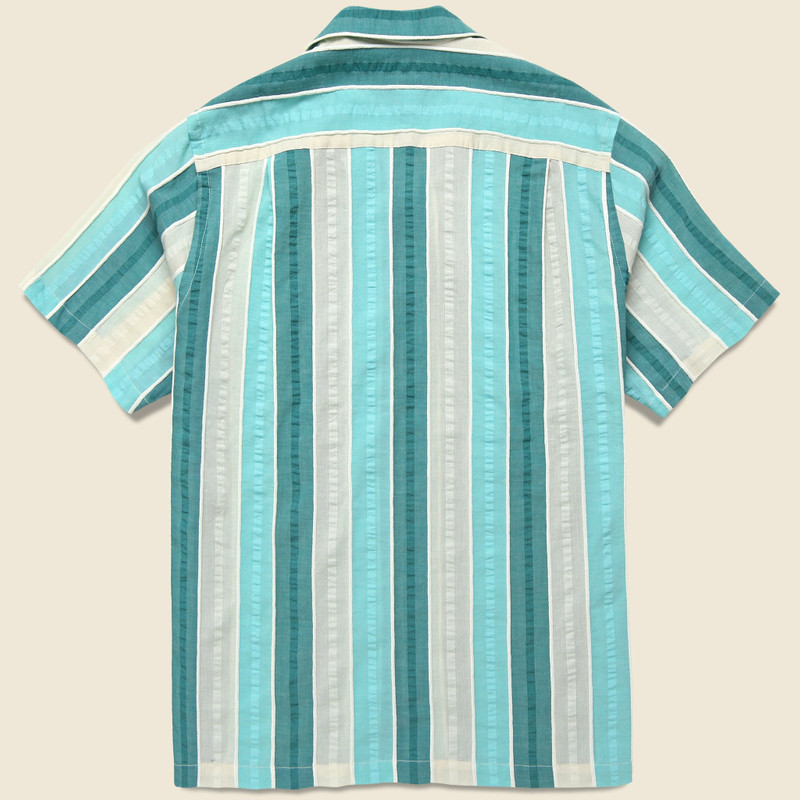 Portuguese Flannel Punta Camp Shirt - Green outlook