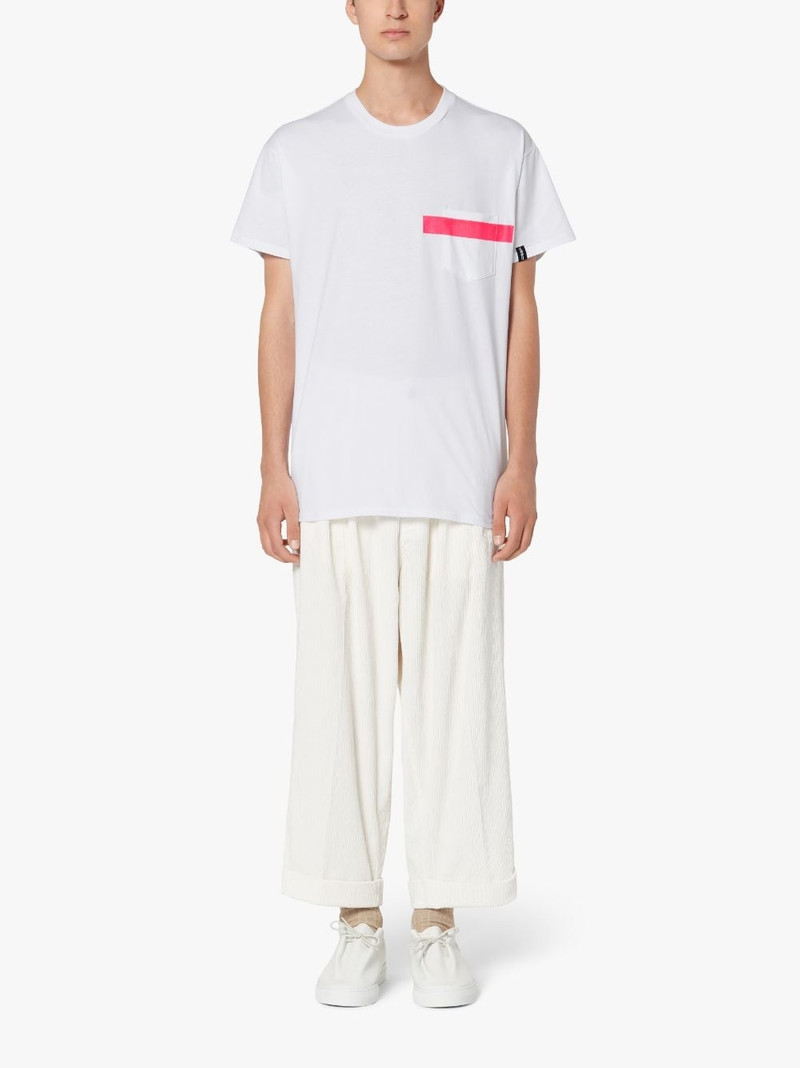 Mackintosh WHITE X PINK COTTON T-SHIRT | GJM-206 outlook