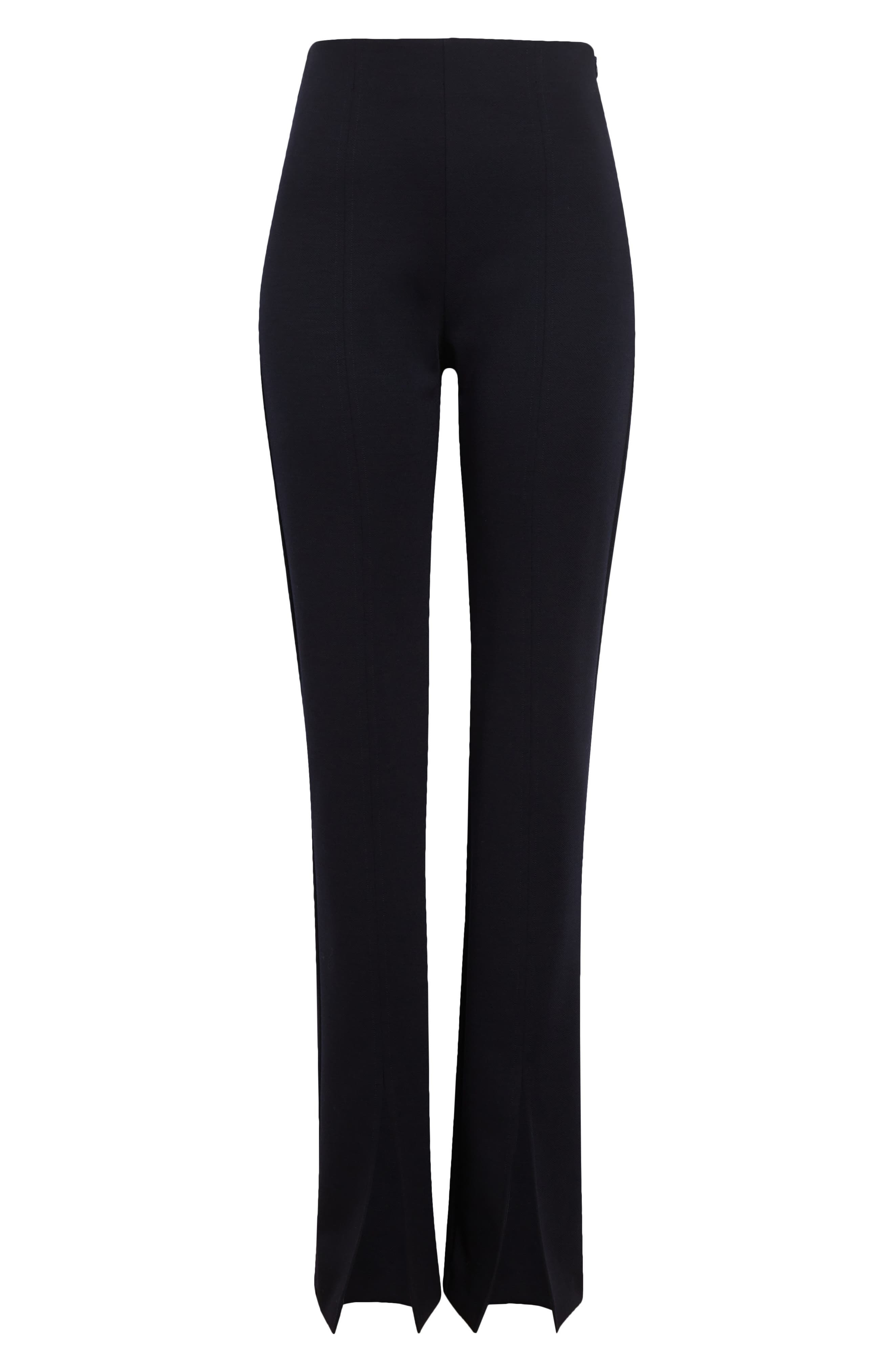 Max Mara Nebbia Stretch Virgin Wool & Cotton Jersey Pants in Ultramarine at Nordstrom - 6