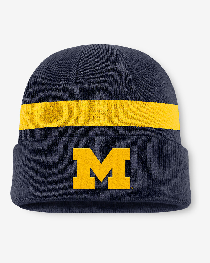 Michigan Primetime Utility Campus Men's Jordan Brand College Cuffed Beanie 1