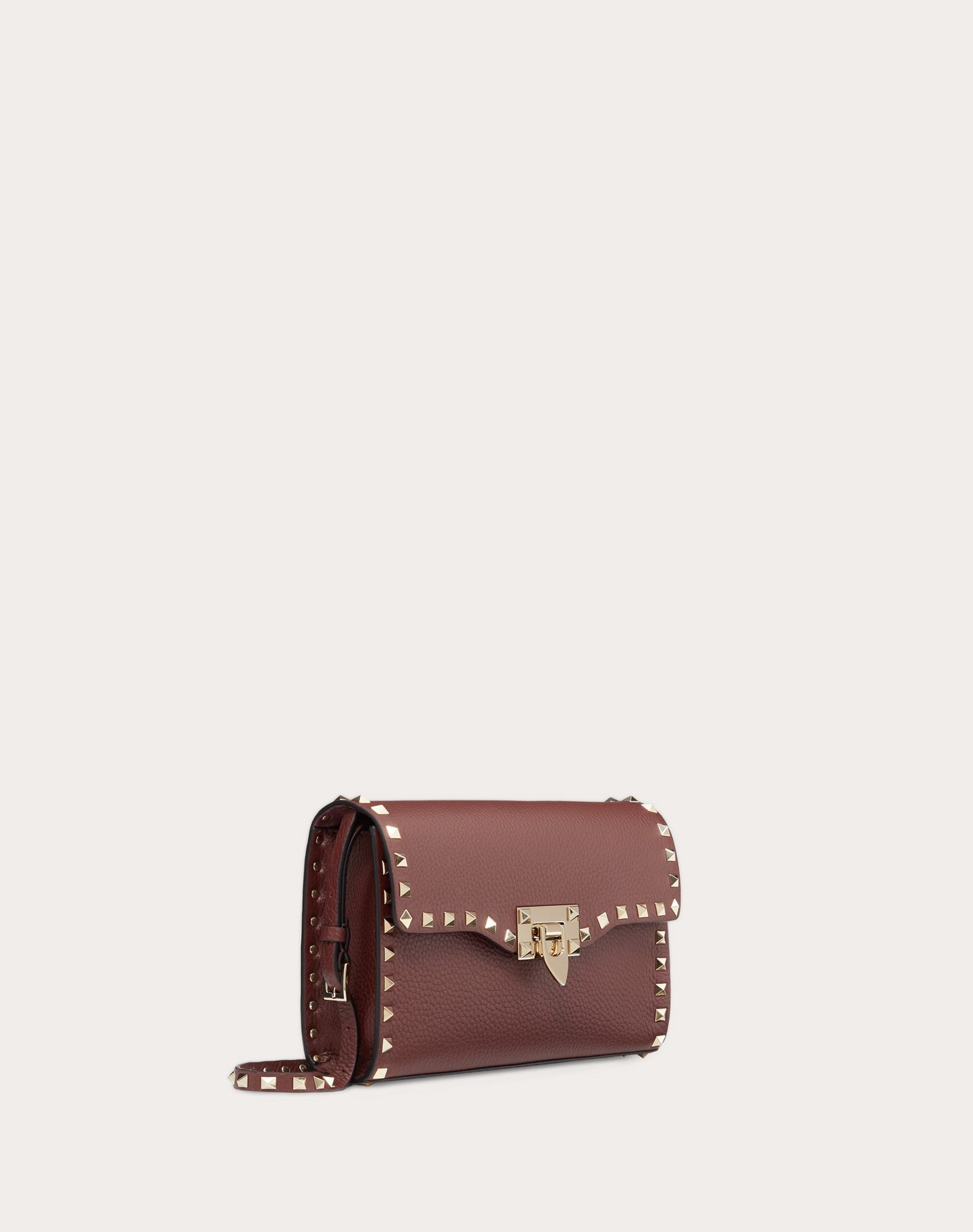 Small Rockstud Grainy Calfskin Crossbody Bag - 2