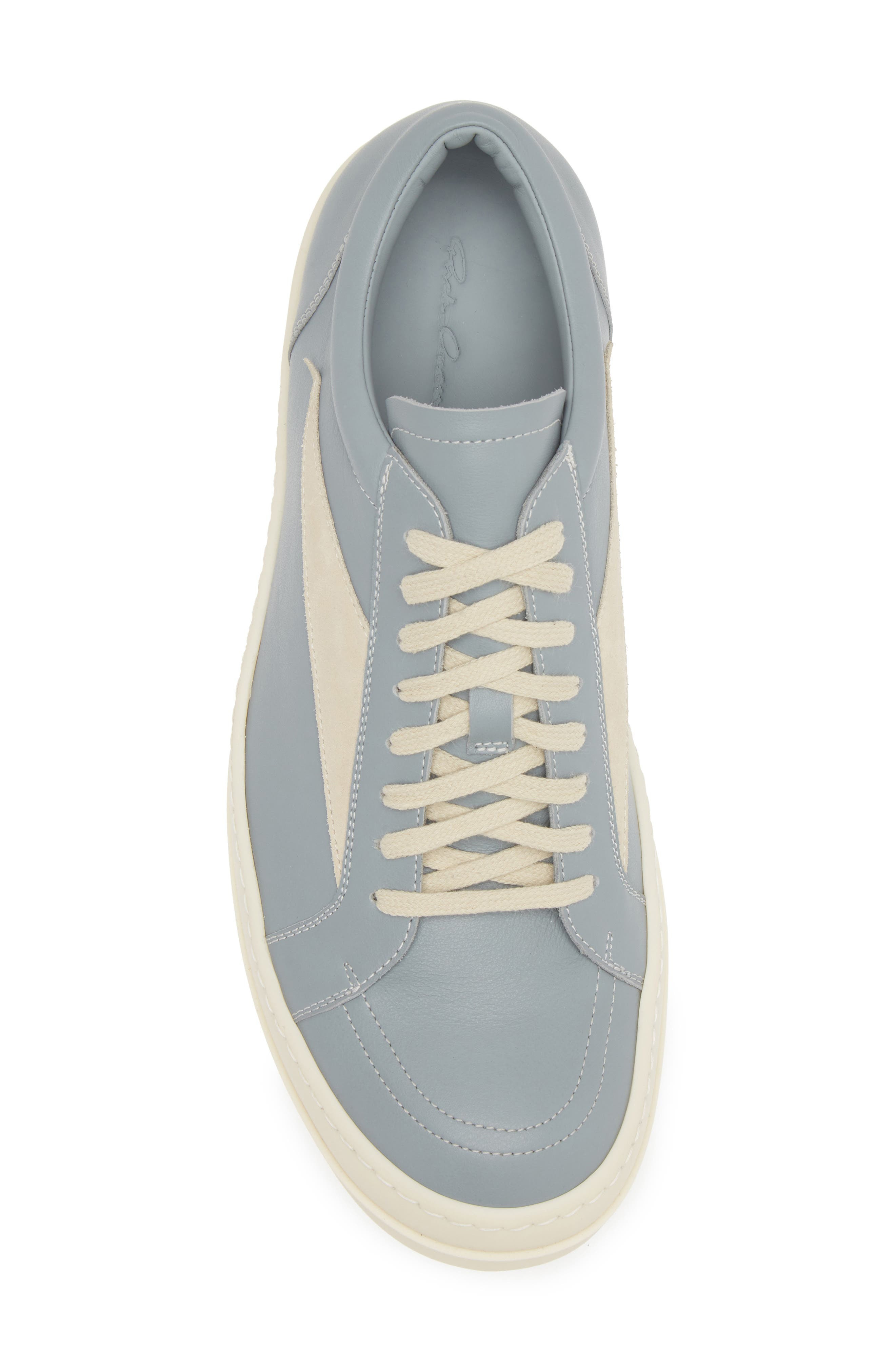 Rick Owens Porterville Low Top Sneaker in Blue/Milk/Milk at Nordstrom - 5