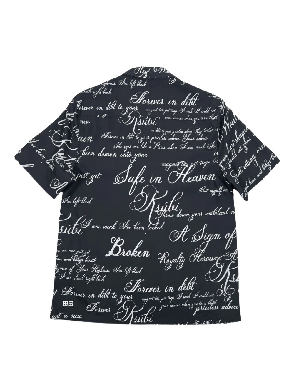 text-print shirt - 2