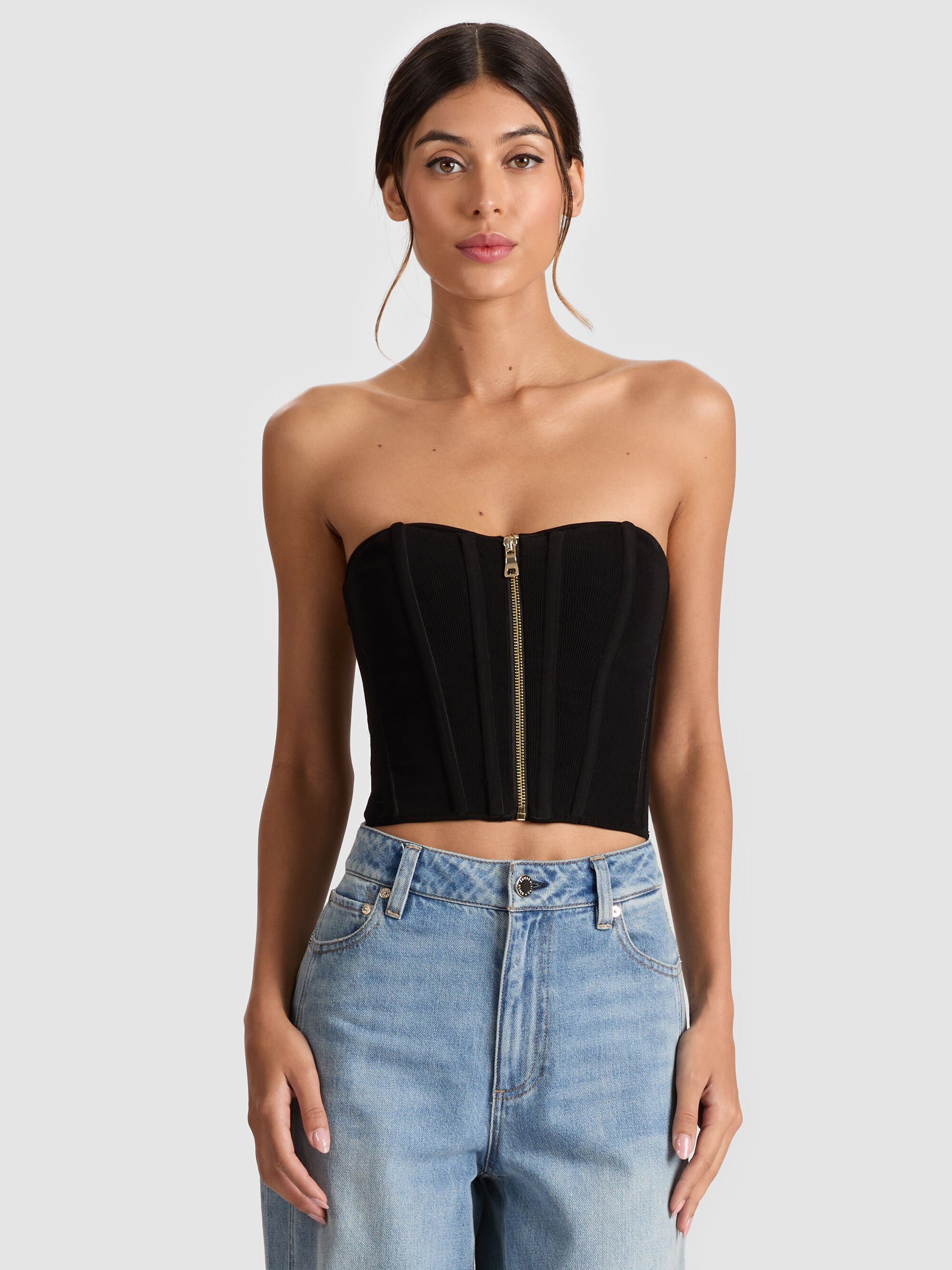 TASHA ZIP FRONT CORSET - 2