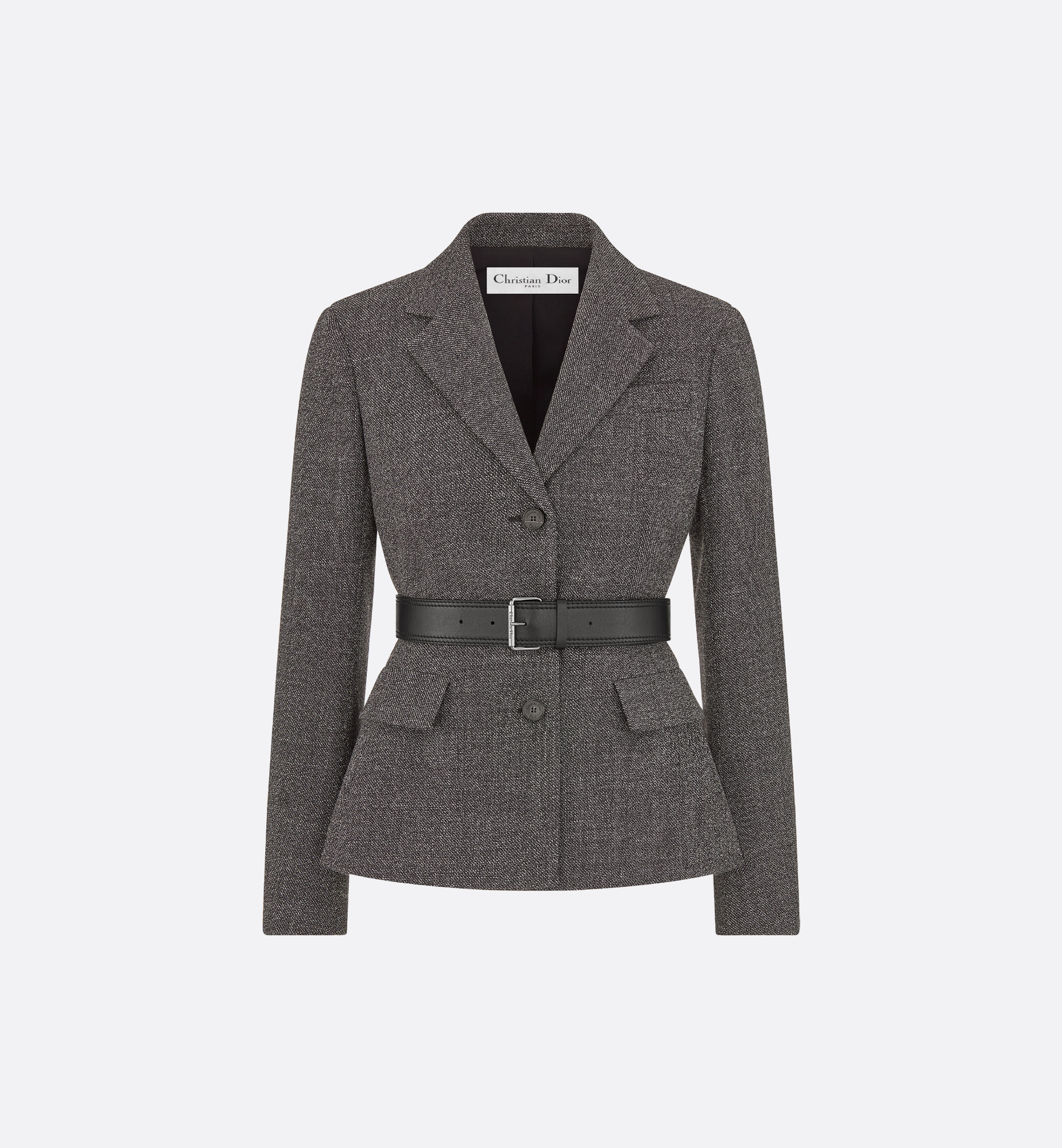Belted Jacket with Removable Scarf - 5