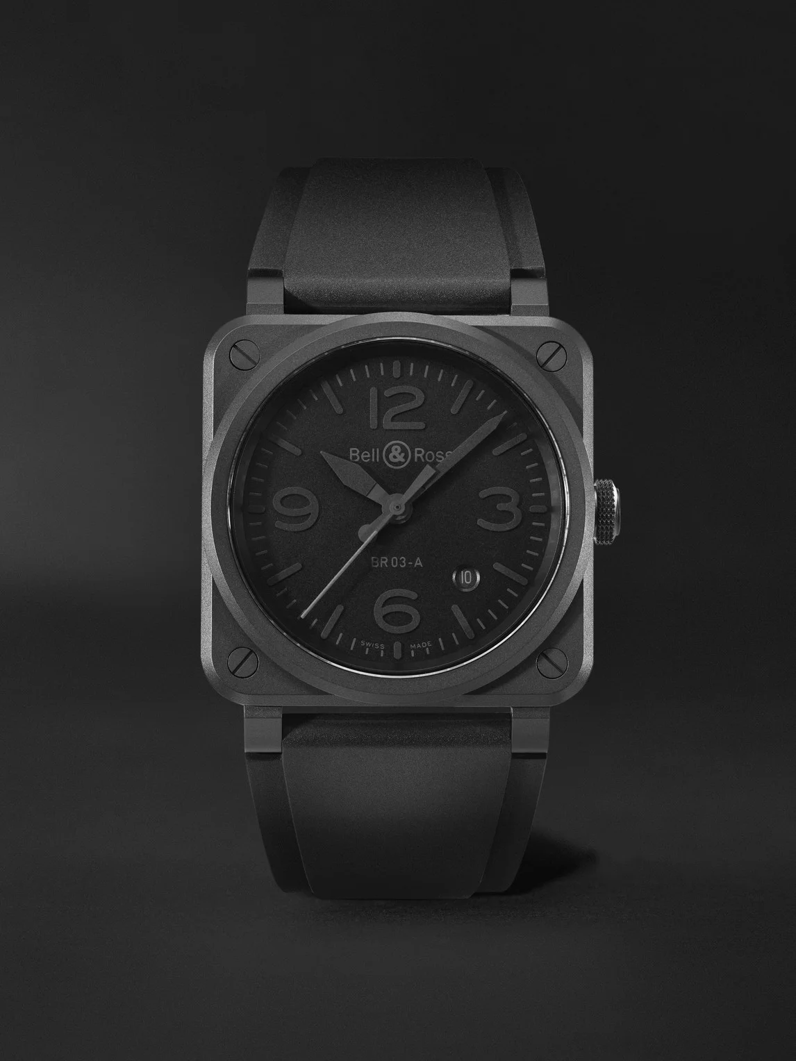 BR 03 Phantom Automatic Ceramic Watch, Ref. BR03A-PH-CE/SRB - 1