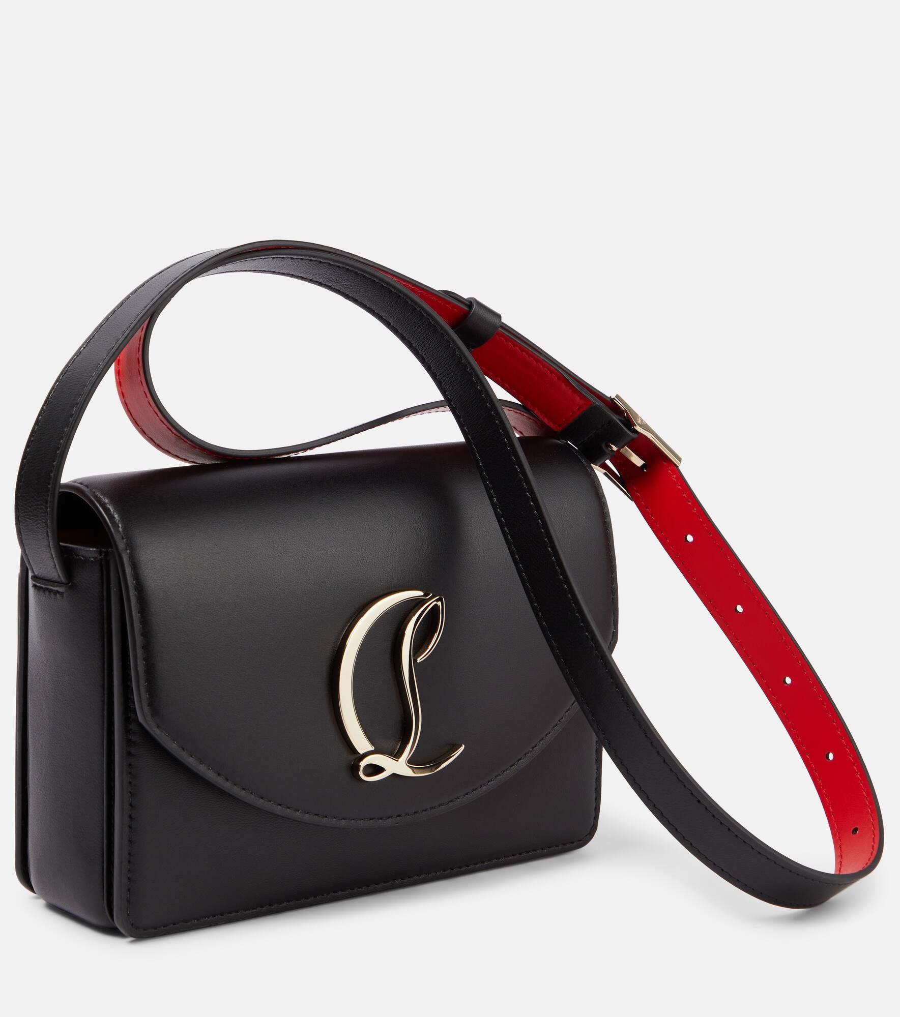 Loubi54 Small leather crossbody bag - 6