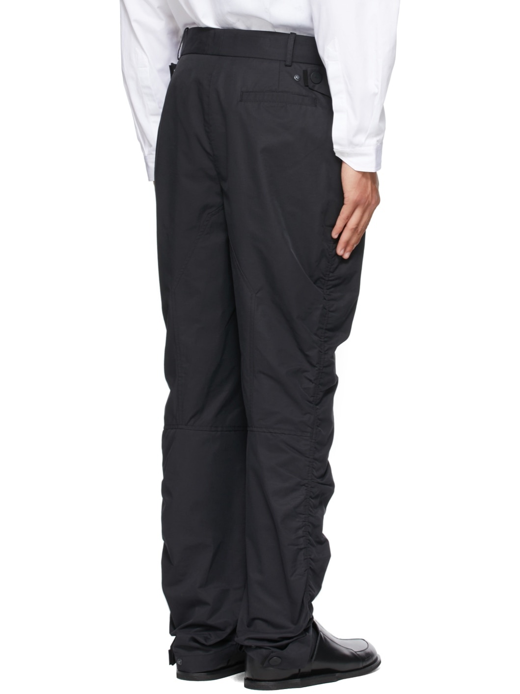 Black Ruche Technical Trousers - 3