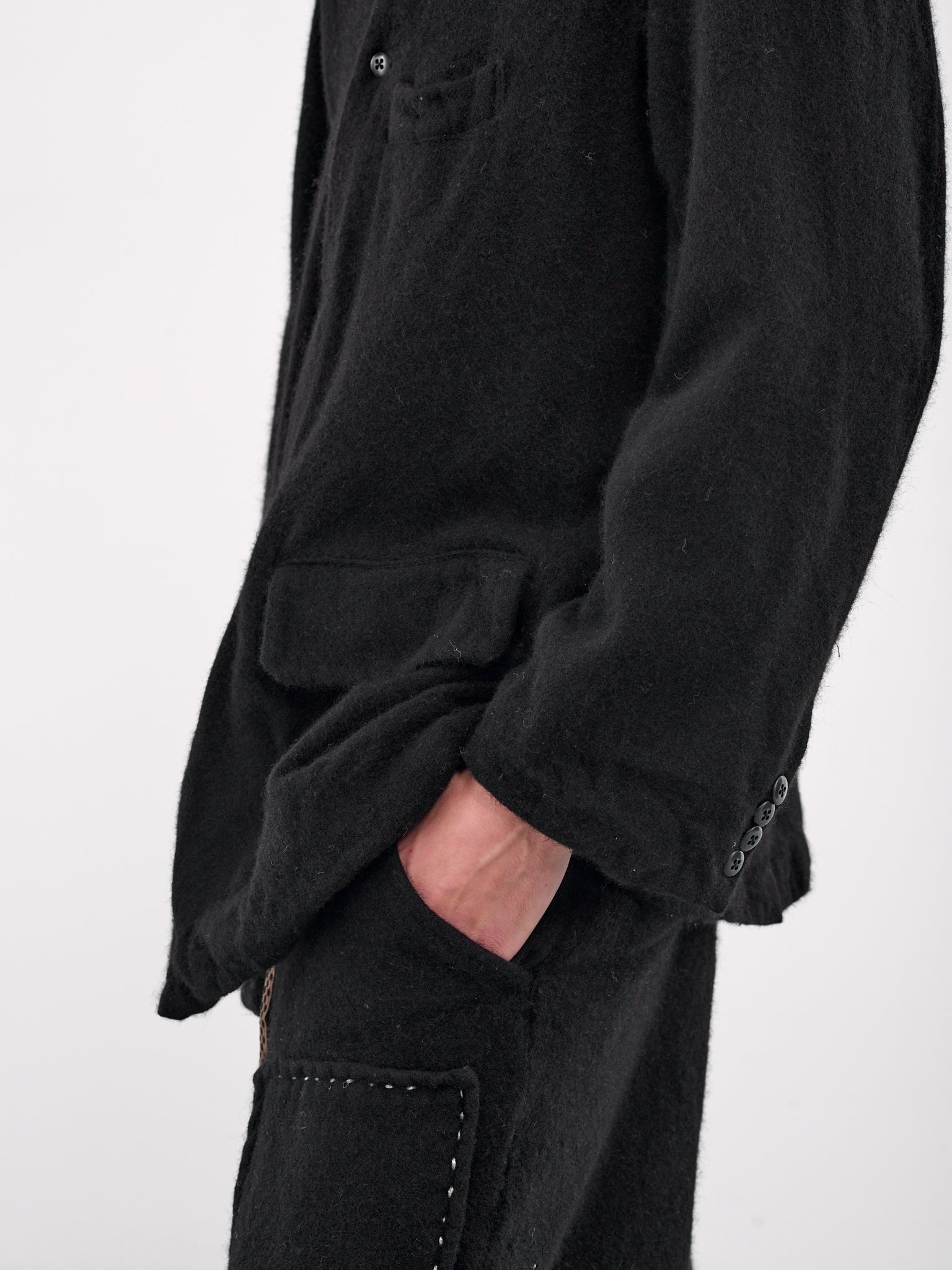 Casa Fulling Wool Jacket - 5