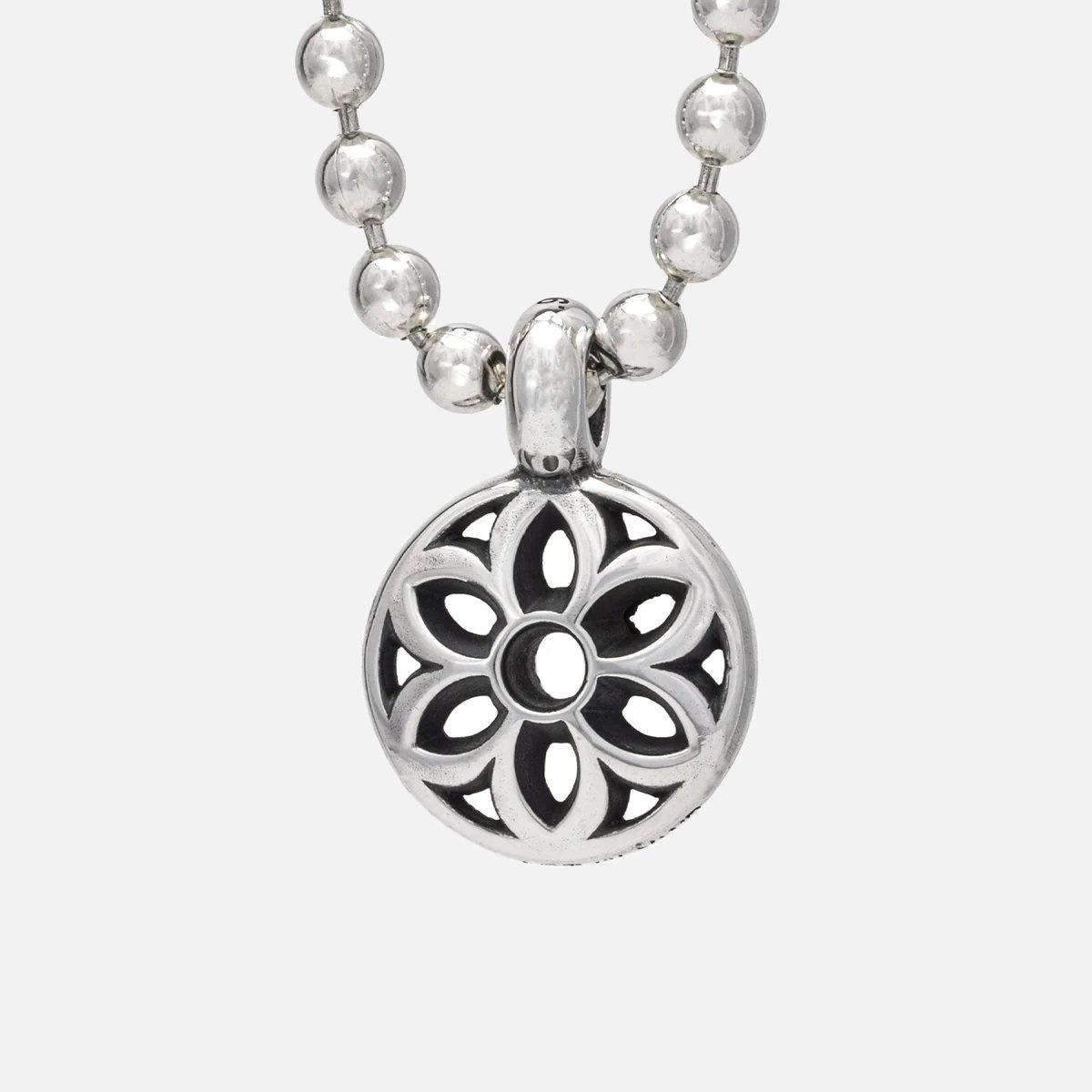 PS-DISC-ROS-D GOOD ART HLYWD Rosette Disc Size D - Sterling Silver - 1