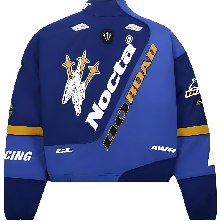 Nike x NOCTA Drake L'ART Racing Jacket Asia Sizing 'Deep Royal Blue' FD2195-455 - 2