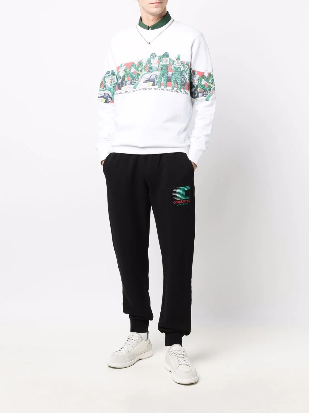 graphic-print long-sleeve sweatshirt - 3