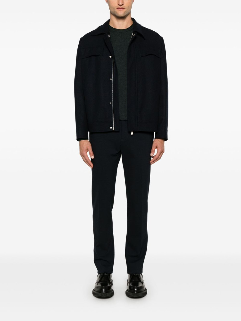 LARDINI felted shirt jacket outlook