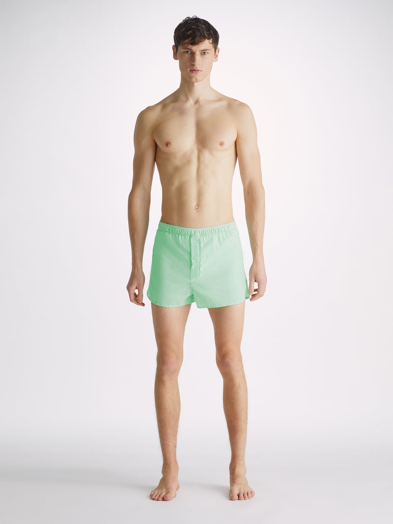 Men's Modern Fit Boxers Amalfi Cotton Batiste Mint - 3