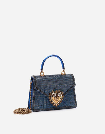 Dolce & Gabbana Small Devotion bag with rhinestone chain outlook