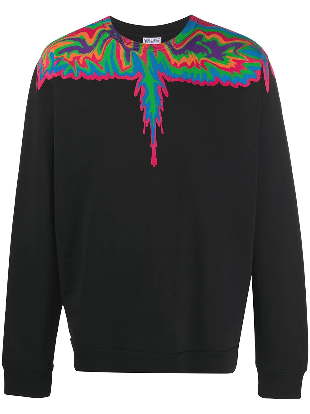 Psychedelic Wings-print sweatshirt - 1