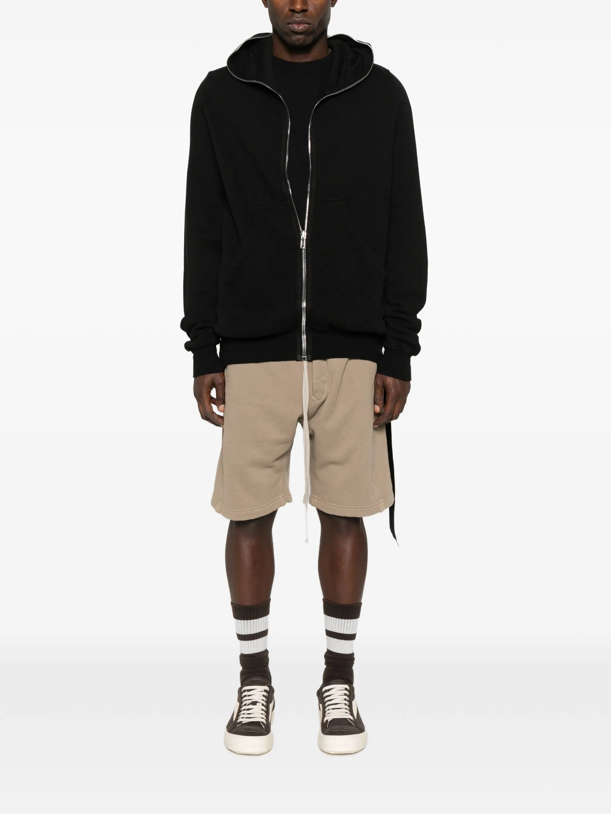Rick Owens Drkshdw Gimp Zip-up Cotton Hoodie - 2
