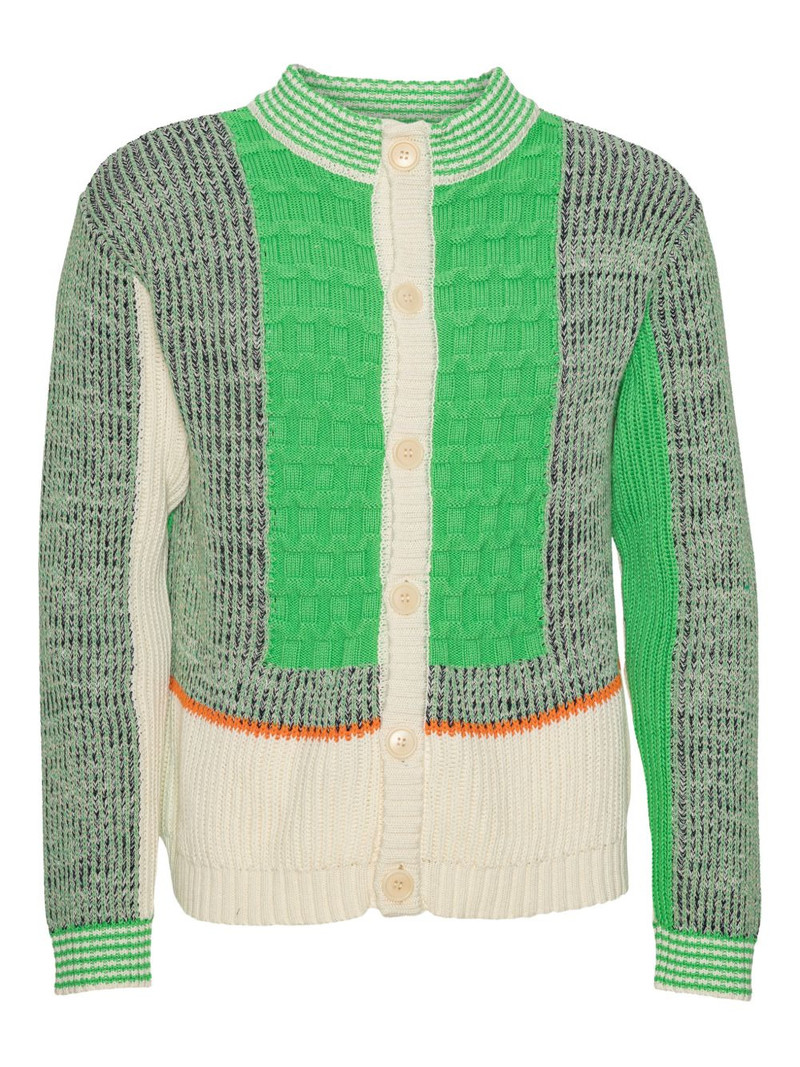 textured knitted cardigan 1